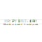 Creative Converting Transportation Time City Life Happy Birthday Letter and Vehicle Ribbon Banners, 24PK 372450 - alternate 1